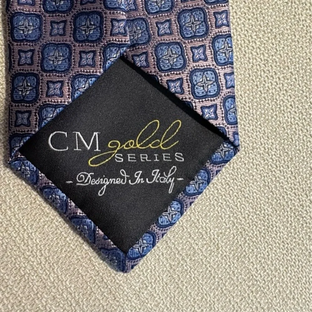 CM Gold Series 100%‎ Silk Tie – Destination  X-Long